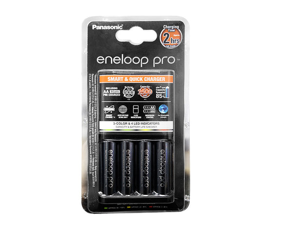 ENELOOP SMART & QUICK CHARGER WITH AAx4 PRO BATTERY
