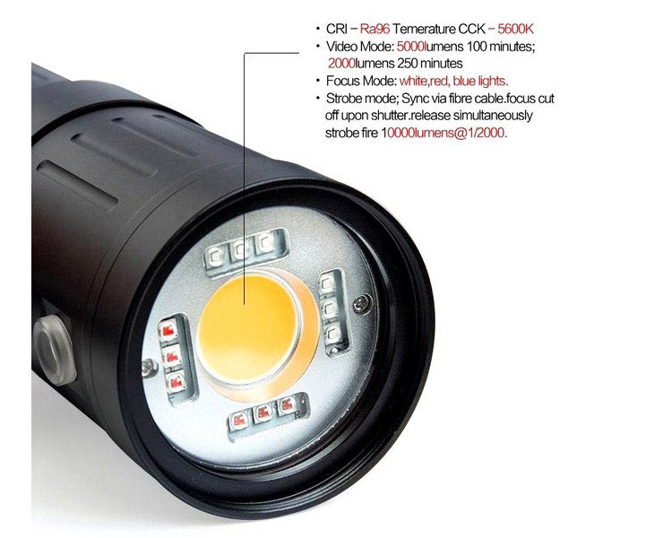 SCUBALAMP SUPE P53 Strobe & Video Light