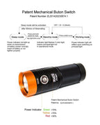 SCUBALAMP SUPE PV32T3000 Lumens Focus & Video Light