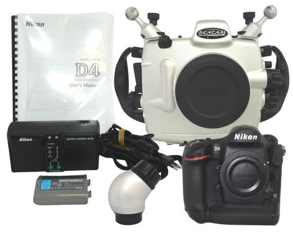 USED SEACAM HOUSING FOR NIKON D4 SET