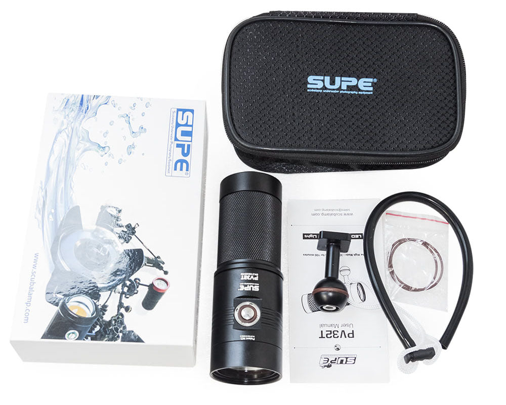 SCUBALAMP SUPE PV32T3000 Lumens Focus & Video Light